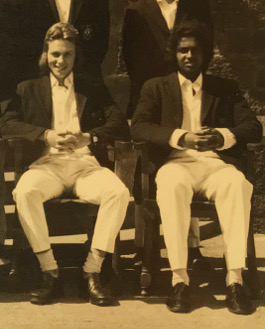 Joe Croasdale and Tilak Paul 1975 1XI Photo